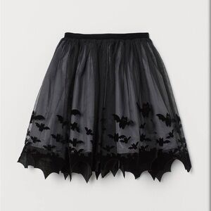 H&M Girl’s Bat Flocked Tulle Skirt Size 4-6
